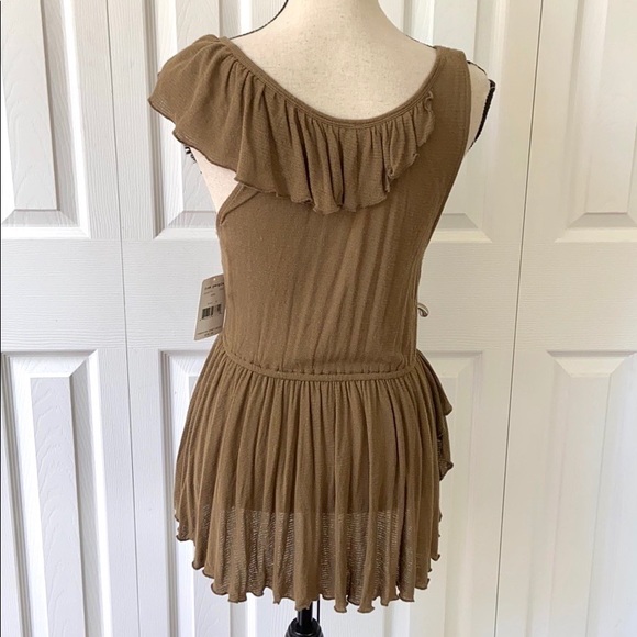 NWT Free People Float Away Asymmetrical Tank - Picture 4 of 11